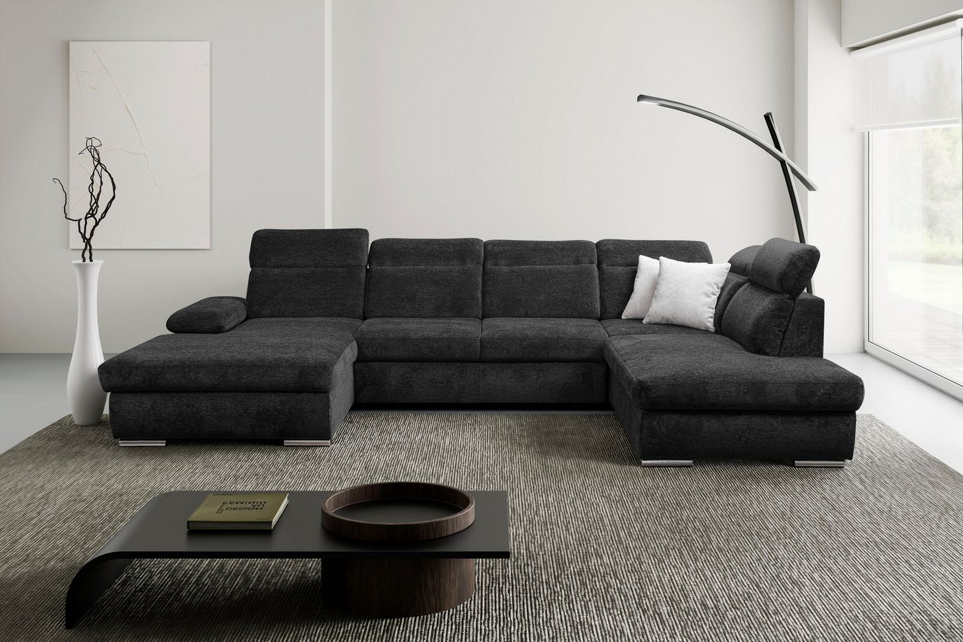 WERK2 Wohnlandschaft Cordoba inkl. Bett, Bettkasten und Kopfteilfunktion, Breite 359cm WERK2 Wohnlandschaft Cordoba inkl. Bett, Bettkasten und Kopfteilfunktion, Breite 359cm von WERK2