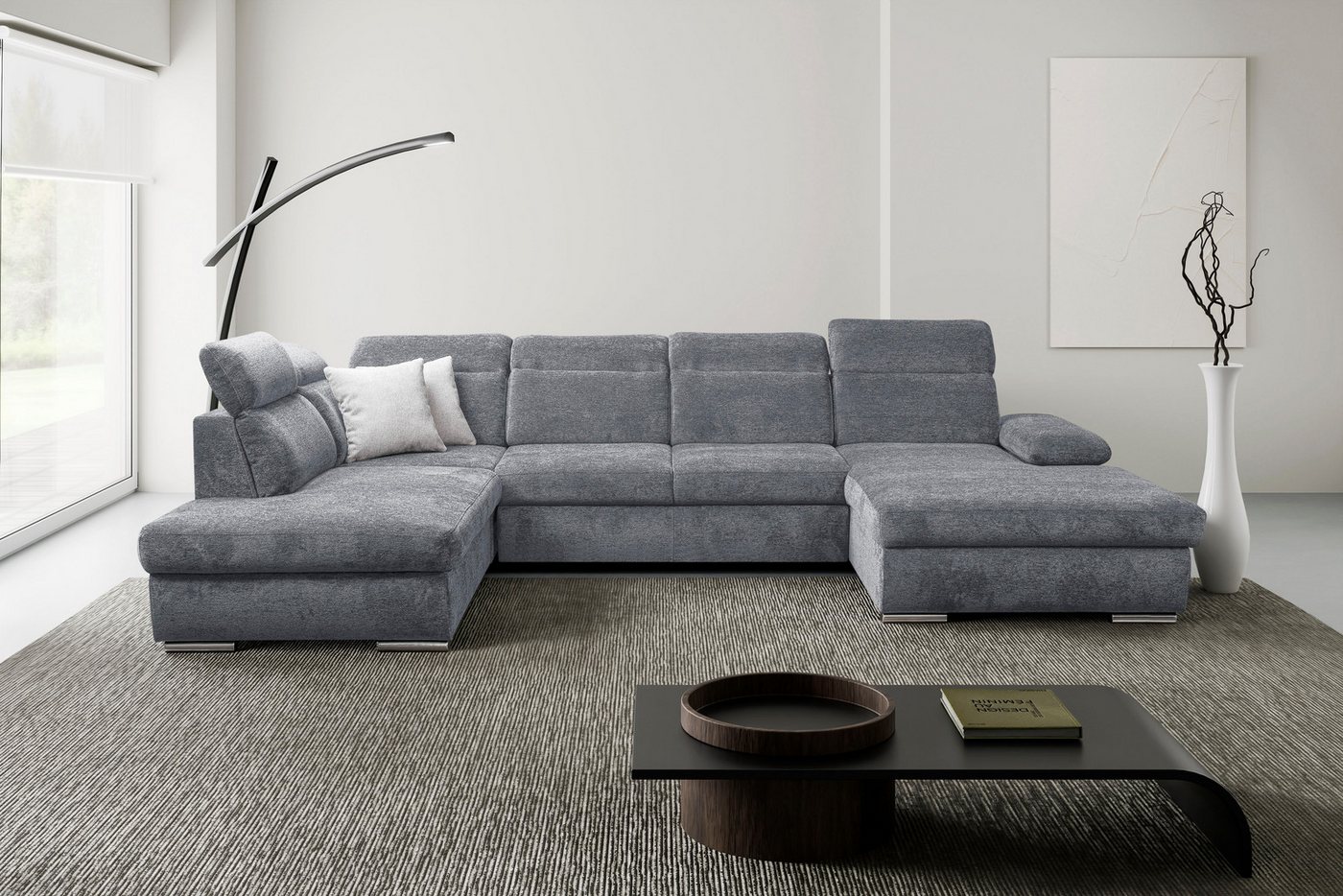 WERK2 Wohnlandschaft Cordoba inkl. Bett, Bettkasten und Kopfteilfunktion, Breite 359cm WERK2 Wohnlandschaft Cordoba inkl. Bett, Bettkasten und Kopfteilfunktion, Breite 359cm von WERK2