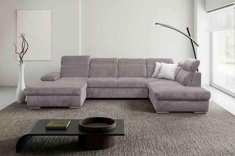 WERK2 Wohnlandschaft Cordoba inkl. Bett, Bettkasten und Kopfteilfunktion, Breite 359cm von WERK2