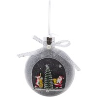 Bunte Weihnachtskugel mit Licht von WERKA PRO