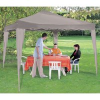 Werka Pro - Faltbares Partyzelt Farbe Taupe 3x3m von WERKA PRO