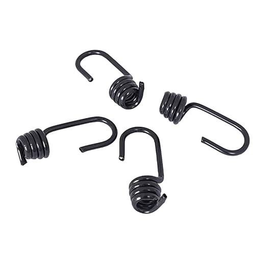 Haken für Spannsysteme 4er-Pack aus kunststoffbeschichtetem Metall von WERKA PRO