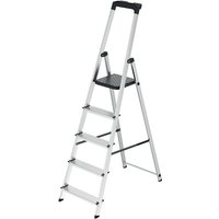Werka Pro - Leiter mit 5 Stufen und Arbeitsplattform von WERKA PRO