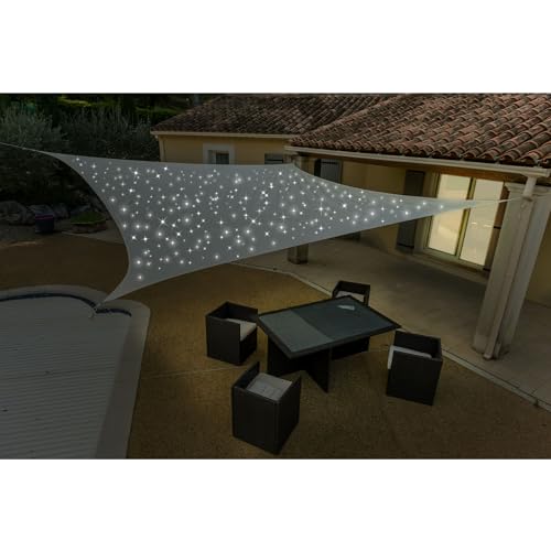 Solar-Sonnensegel 200 Led 3x4m Taupe WERKA PRO von WERKA PRO