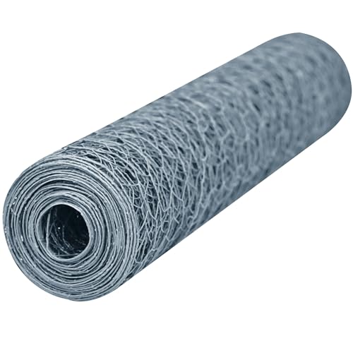 WERKA PRO Verzinkter Zaun mit hexagonalen Maschen von 25 mm 0,5 x 10m von WERKA PRO