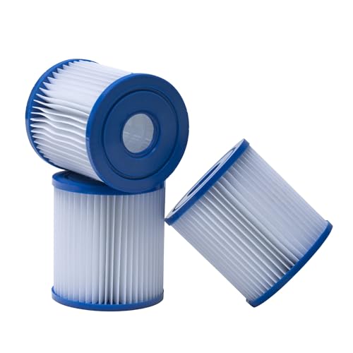 WERKA PRO Set von 3 Filterpatronen für Schwimmbad für Kartuschenfiltermodell H von WERKA PRO