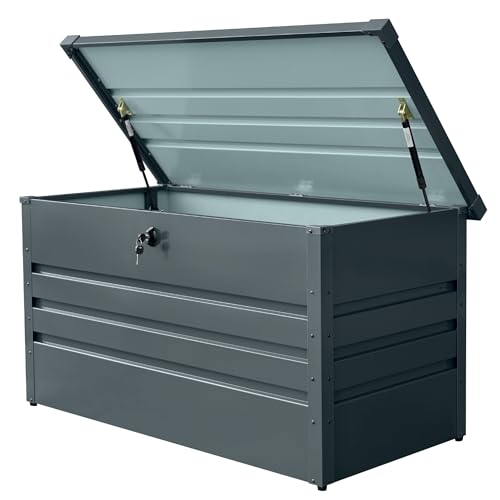WERKA PRO Aufbewahrungsbox mit Gasdruckfeder 350L Metall von WERKA PRO