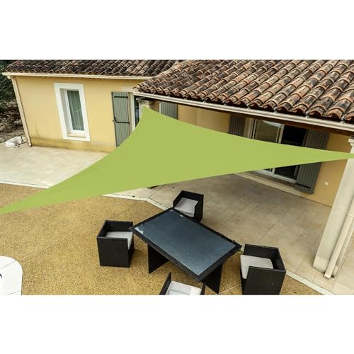 WERKA PRO Dreieckiges grünes Sonnenschutzsegel 5 x 5 x 5 m WERKA PRO Dreieckiges grünes Sonnenschutzsegel 5 x 5 x 5 m von WERKA PRO