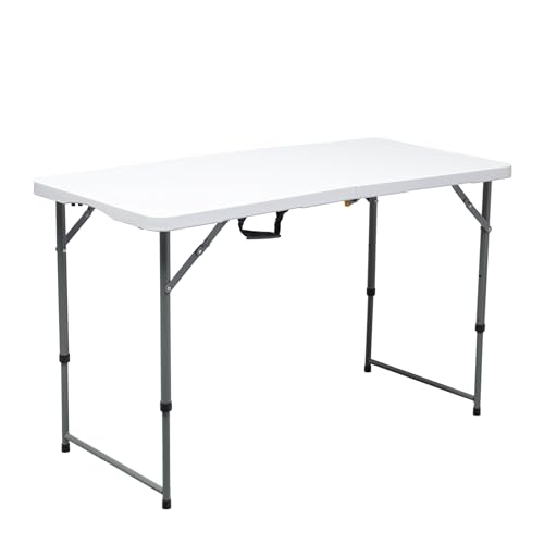 WERKA PRO Rechteckiger Klapptisch verstellbaren Beinen 120x60x74cm von WERKA PRO