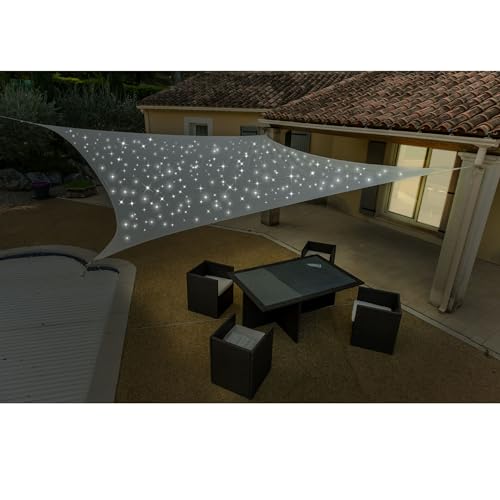 WERKA PRO Sonnenschutzdach Solar 300 Led 4x5m Creme WERKA PRO Sonnenschutzdach Solar 300 Led 4x5m Creme von WERKA PRO