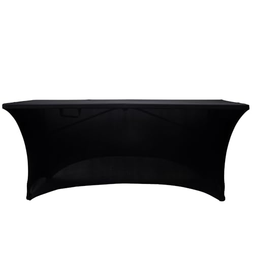 WERKA PRO 11324 Klappbare Schutzhülle für Gartentisch, rechteckig, UV-Schutz, Schwarz, 180 x 74 x 74 cm von WERKA PRO