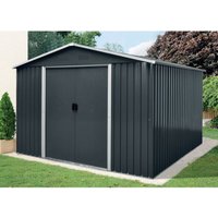 Werka Pro - Gartenhaus aus Metall 10,4m2 3,24 x 3,22 x h2,05m von WERKA PRO