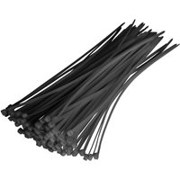 Schwarzes Schnellband Packung mit 100 Bändern 200 x 4,6 mm von WERKA PRO