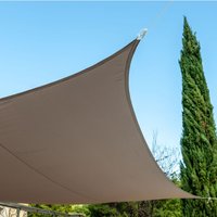 Werka Pro - Taupefarbenes Sonnensegel 5 x 5 m von WERKA PRO