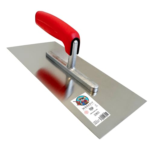 WERKFIT Profi Glättekelle 280x130mm - Rostfreie Glättspachtel aus Edelstahl -Ergonomische Putzspachtel mit Softgriff - Hochwertige Traufel in Österreich produziert (Glättekelle) WERKFIT Profi Glättekelle 280x130mm - Rostfreie Glättspachtel aus Edelstahl -Ergonomische Putzspachtel mit Softgriff - Hochwertige Traufel in Österreich produziert (Glättekelle) von WERKFIT QUALITÄT DIE ÜBERZEUGT