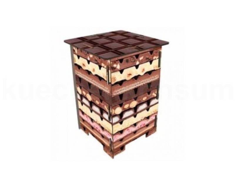 WERKHAUS® Hocker Werkhaus Photohocker SH8242 Schokolade 295 x 295 x 420 mm von WERKHAUS®