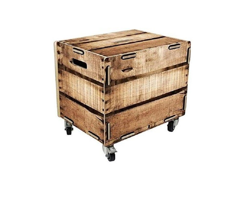 WERKHAUS® Rollcontainer Werkhaus Rollbox Weinkiste Rollcontainer Tisch Box RB6007 von WERKHAUS®