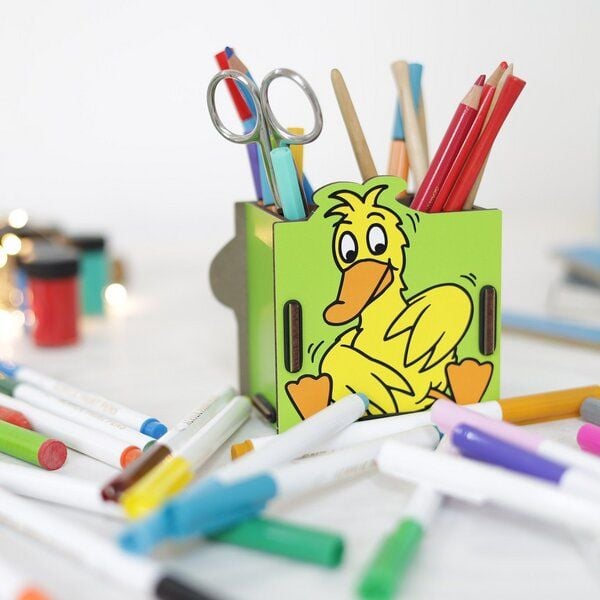 WERKHAUS Die Maus - Stiftebox Ente von WERKHAUS