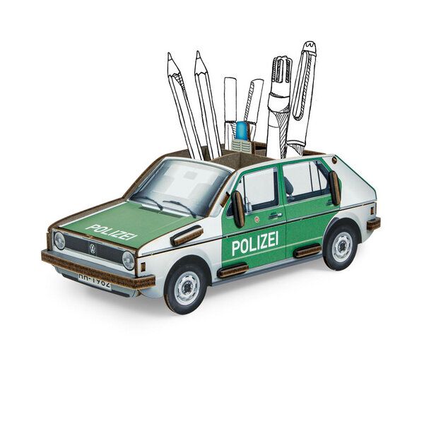 WERKHAUS Stiftebox VW Golf 1 - Polizei von WERKHAUS