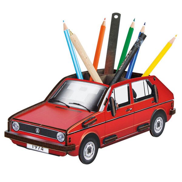 WERKHAUS Stiftebox VW Golf 1 - rot von WERKHAUS