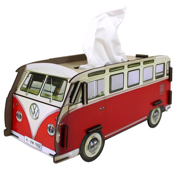 WERKHAUS Tissue-Box VW T1 - Rot von WERKHAUS