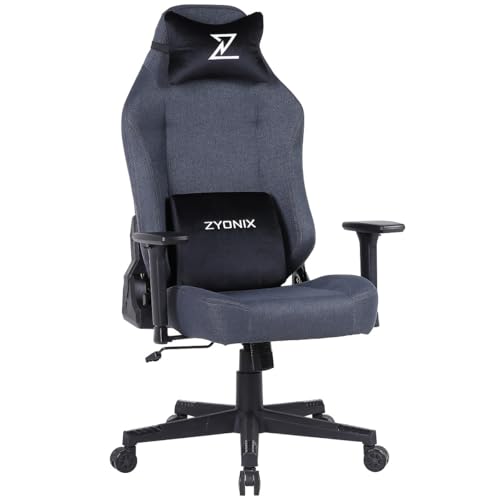 Gaming Stuhl Chefsessel Schreibtischstuhl Drehstuhl Bürostuhl Computerstuhl 150kg mit klappbaren 3D Armlehnen Wippfunktion von WERKSTAR