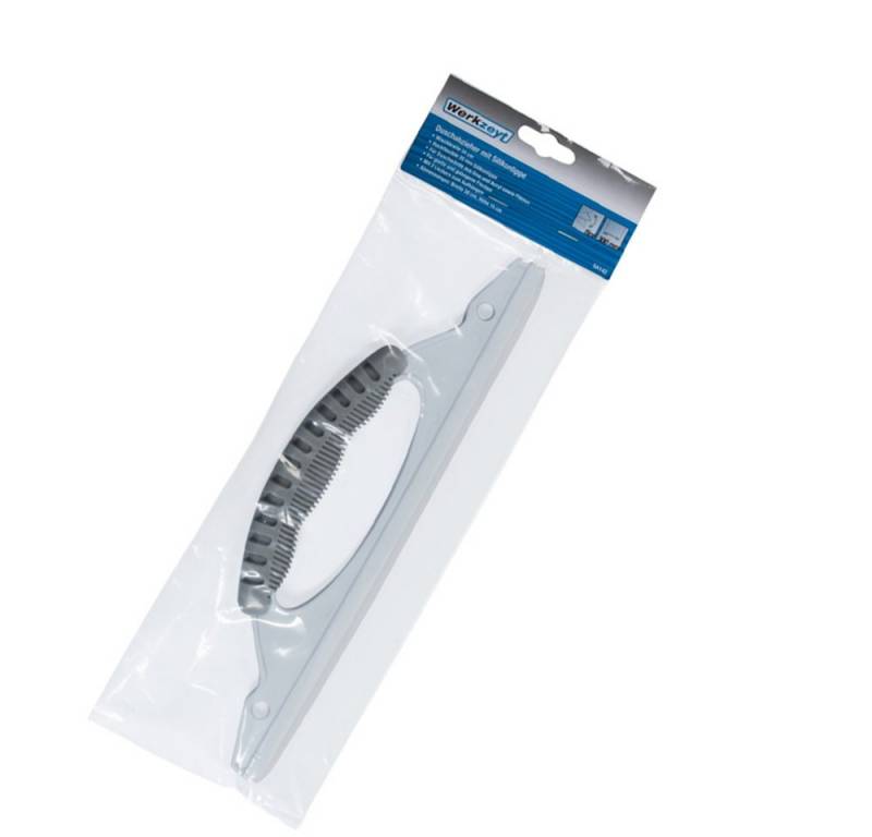 WERKZEYT Duschabzieher Duschabzieher - 30 cm Arbeitsbreite - Hochflexible Gummilippe von WERKZEYT
