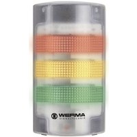 Kombi-Signalgeber led 691.200.55 Weiß Dauerlicht, Blinklicht 24 v/dc 85 dB - Werma Signaltechnik von WERMA SIGNALTECHNIK
