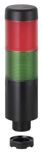 Werma Kompakt 37 LED Signalturm 2-stufig Linse Rot/Grün LED Grün, rot 141mm Werma Kompakt 37 LED Signalturm 2-stufig Linse Rot/Grün LED Grün, rot 141mm von WERMA