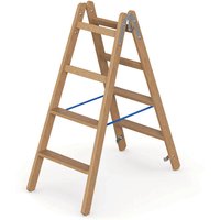 Holz Stufenstehleiter zweiseitig begehbar 2x4 Stufen - Werner von WERNER