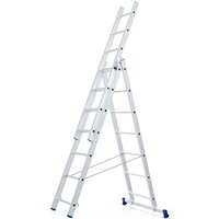 Werner Mehrzweckleiter 3x7 Sprossen Werner Mehrzweckleiter 3x7 Sprossen von WERNER