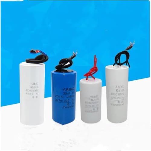 1PCS CBB60 Washing machine capacitor450V Water pump to dry dehydration start capacitor With wire 8UF 62X37MM White WERQKJXCZ 1PCS CBB60 Washing machine capacitor450V Water pump to dry dehydration start capacitor With wire 8UF 62X37MM White WERQKJXCZ von WERQKJXCZ
