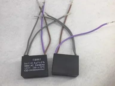 1pc Black CBB61 3uF+2.5uF 4 Wires 300V 50/60Hz Capacitor For Ceiling Fan WERQKJXCZ von WERQKJXCZ