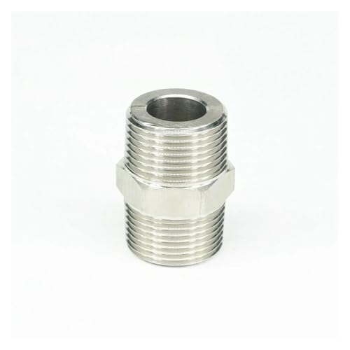 WERQKJXCZ 1" BSPT Male to 1" BSPT Male Threaded 304 Stainless Steel Pipe Fitting Connector Adapter 250bar WERQKJXCZ 1" BSPT Male to 1" BSPT Male Threaded 304 Stainless Steel Pipe Fitting Connector Adapter 250bar von WERQKJXCZ