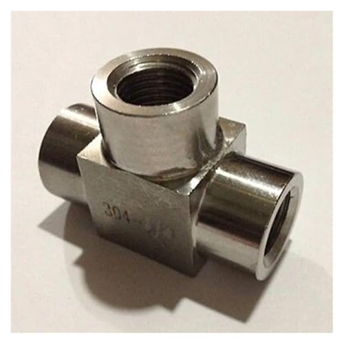 WERQKJXCZ Equal 1/4" Female Threaded Tee 3 Way 304 Stainless Steel Pipe Fitting Connector Adapter Max Pressure 2.5 Mpa WERQKJXCZ Equal 1/4" Female Threaded Tee 3 Way 304 Stainless Steel Pipe Fitting Connector Adapter Max Pressure 2.5 Mpa von WERQKJXCZ