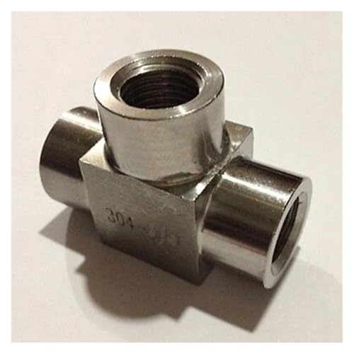 WERQKJXCZ Equal 1" BSP Female Threaded Tee 3 Way 304 Stainless Steel Pipe Fitting Connector Adapter Max Pressure 2.5 Mpa WERQKJXCZ Equal 1" BSP Female Threaded Tee 3 Way 304 Stainless Steel Pipe Fitting Connector Adapter Max Pressure 2.5 Mpa von WERQKJXCZ