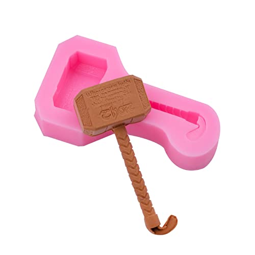 Fondantform Zwei Stücke Von Thors Hammer Hardware Tools Silikonform Hammer Hammer Flüssige Silikonform Fondant Kuchen Dekoration von WERTK