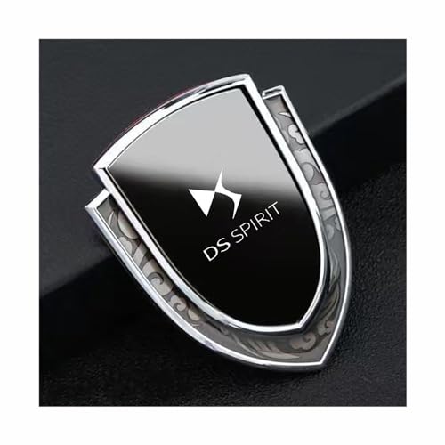 WERTYUV Auto Emblem Aufkleber, für Citroen DS Wild Rubis Spirit DS3 Cabrio DS4S DS6 DS7 rostfrei langlebiges Front Motorhaube Kofferraum 3D Selbstklebende Ersatz Dekoration,B von WERTYUV