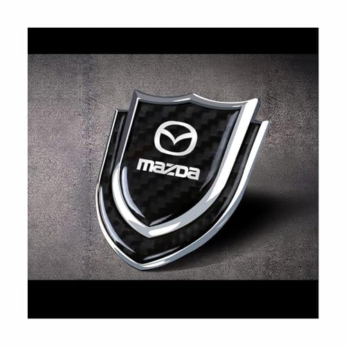 WERTYUV Auto Emblem Aufkleber, für Mazda Ms Speed 2 3 5 6 Mx3 Mx5 Rx7 Rx8 Cx5 Cx7 Cx9 rostfrei langlebiges Front Motorhaube Kofferraum 3D Selbstklebende Ersatz Dekoration von WERTYUV
