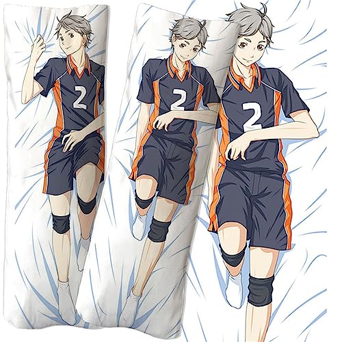 Haiky-uu!! Kissenbezüge, Weiche Resistent Dakimakura Zierkissenbezug, Gemütlich Soft Elastisch Umarmungskissen Fall-Multicolor 16||50 * 150cm Haiky-uu!! Kissenbezüge, Weiche Resistent Dakimakura Zierkissenbezug, Gemütlich Soft Elastisch Umarmungskissen Fall-Multicolor 16||50 * 150cm von WERUN