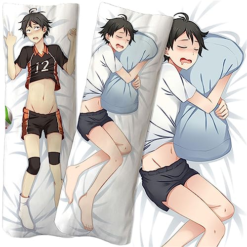 Haiky-uu!! Kissenbezüge, Weiche Resistent Dakimakura Zierkissenbezug, Gemütlich Soft Elastisch Umarmungskissen Fall-Multicolor 8||34x100cm von WERUN