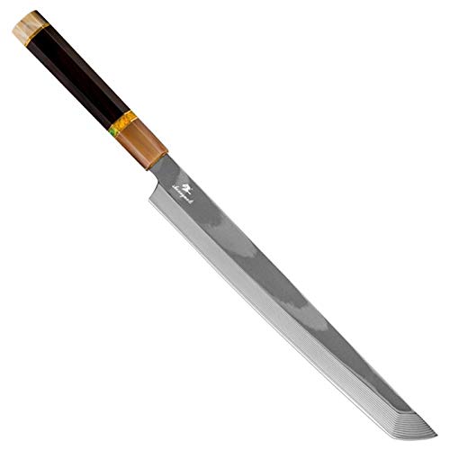 11 zoll Sushi Messer 33 Schicht Damaskus Stahl Sashimi Küchenmesser Fileting Lachs Kleber Schneiden Fisch Sashimi Messer messerset (Color : HP D1060, Kitchen Knife Size : 11 inch) von WERWER