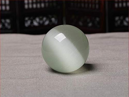 WERWER Asiatischer Quarz Azul Profundo CAT Eye BOLA DE Cristal ESFERA (Size : 4cm) von WERWER