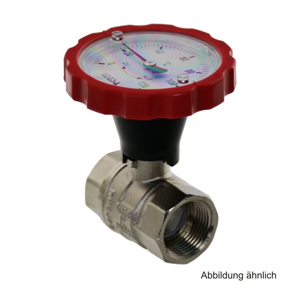 WESA-Armaturen GmbH Wasserrohr WESA Kugelhahn 1" IG mit Th.-Handgriff rot Pressmessing WESA-Armaturen GmbH Wasserrohr WESA Kugelhahn 1" IG mit Th.-Handgriff rot Pressmessing von WESA-Armaturen GmbH