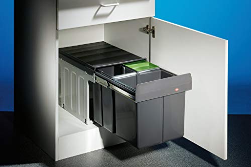 Abfalltrennsystem Trio Master 3 DS Anthrazit von WESCO