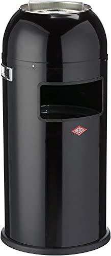 Wesco Ashmaster Abfallsammler Stahlblech Schwarz 28 L von WESCO