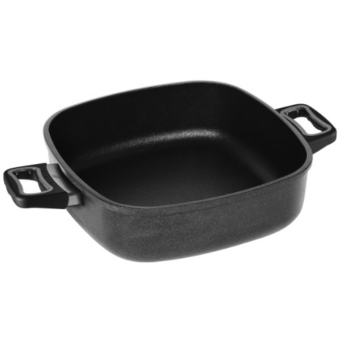 Wesco 345524-62 Eckpfanne mit Seitengriffe 24 x 24 cm, Höhe: 7 cm von WESCO