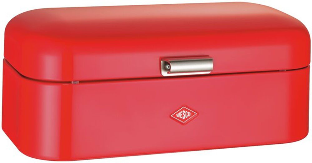 WESCO Brotkasten Grandy - Brotdose, Stahlblech, (1-tlg), Lüftungslöcher auf der Rückseite, Metallschaniere von WESCO