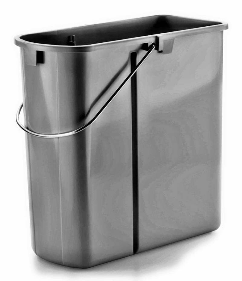 WESCO Einbaumülleimer WESCO® Ersatzbehälter, schwarz, 19 Liter - Einzeleimer von WESCO