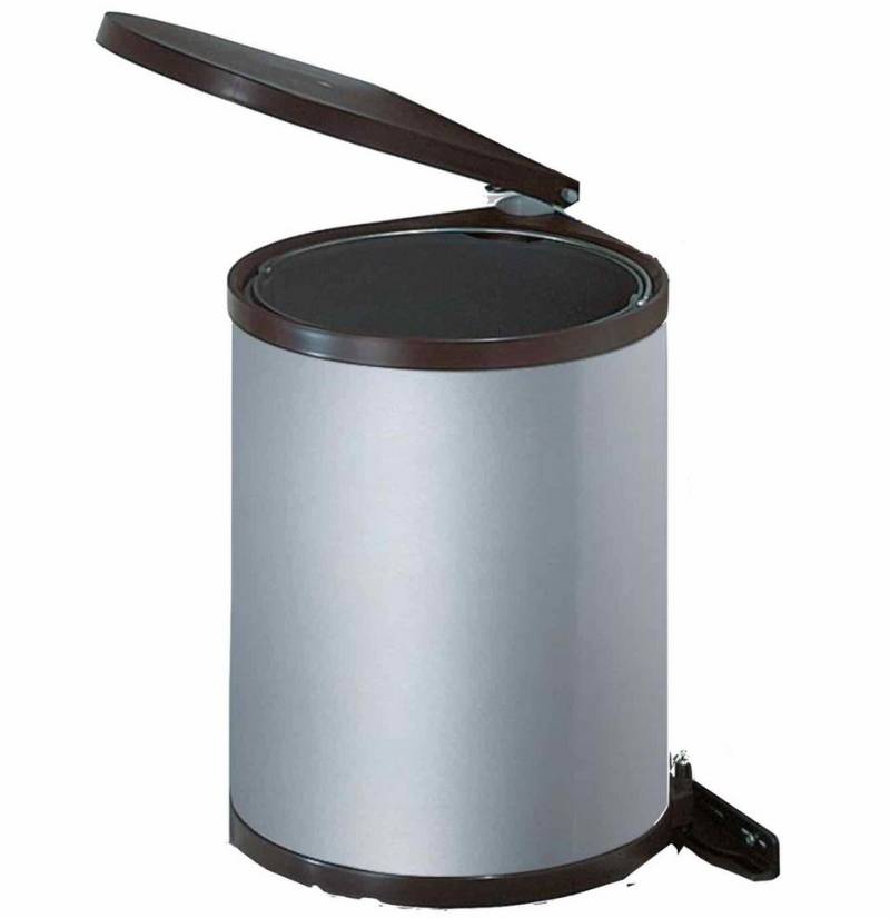 WESCO Einbaumülleimer WESCO Rondo 2 Klassikline, Abfallsammler 13 Liter, silber/schwarz von WESCO